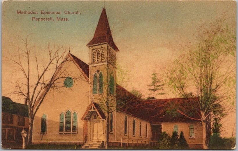 1913 PEPPERELL Massachusetts Postcard 