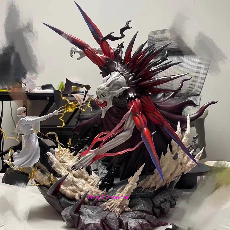 Arima Kisho VS Takatsuki Izumi Resin Puff Studio Tokyo Ghoul Statue Presale 60cm