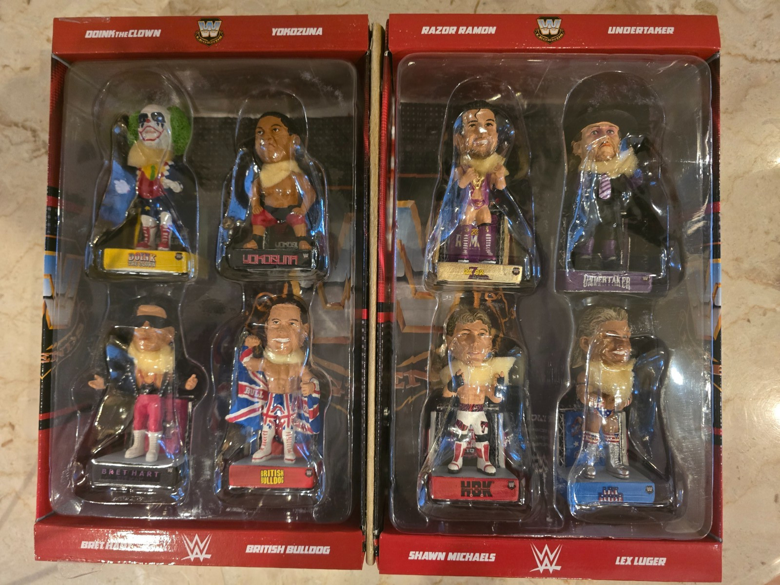 WWE Commemorative 1990s Mini Bobblehead Boxed Set \