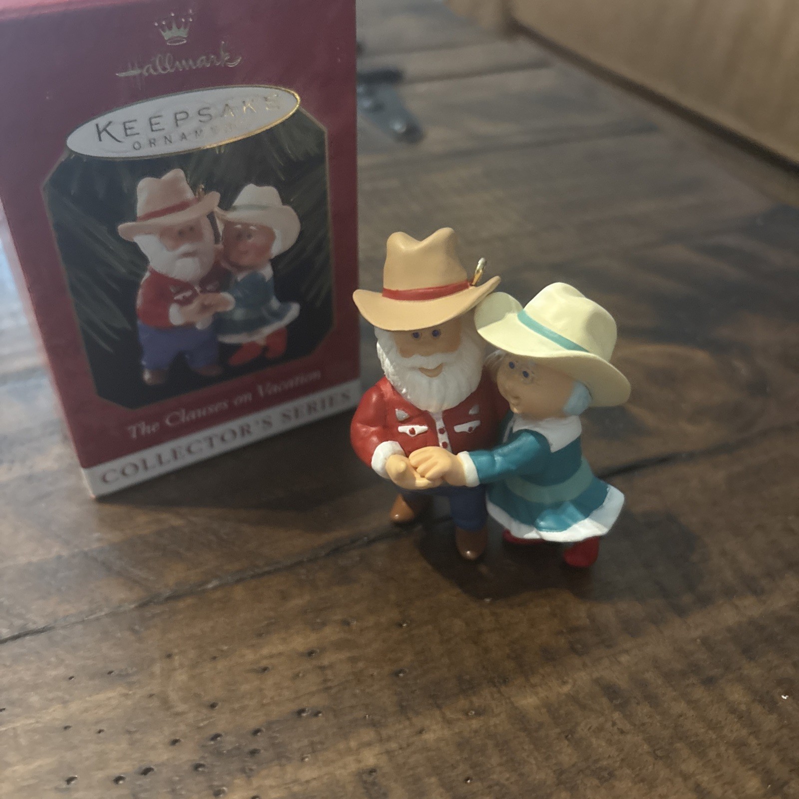 Hallmark Keepsake Ornament, The Clauses on Vacation, 1999 Western Cowboy
