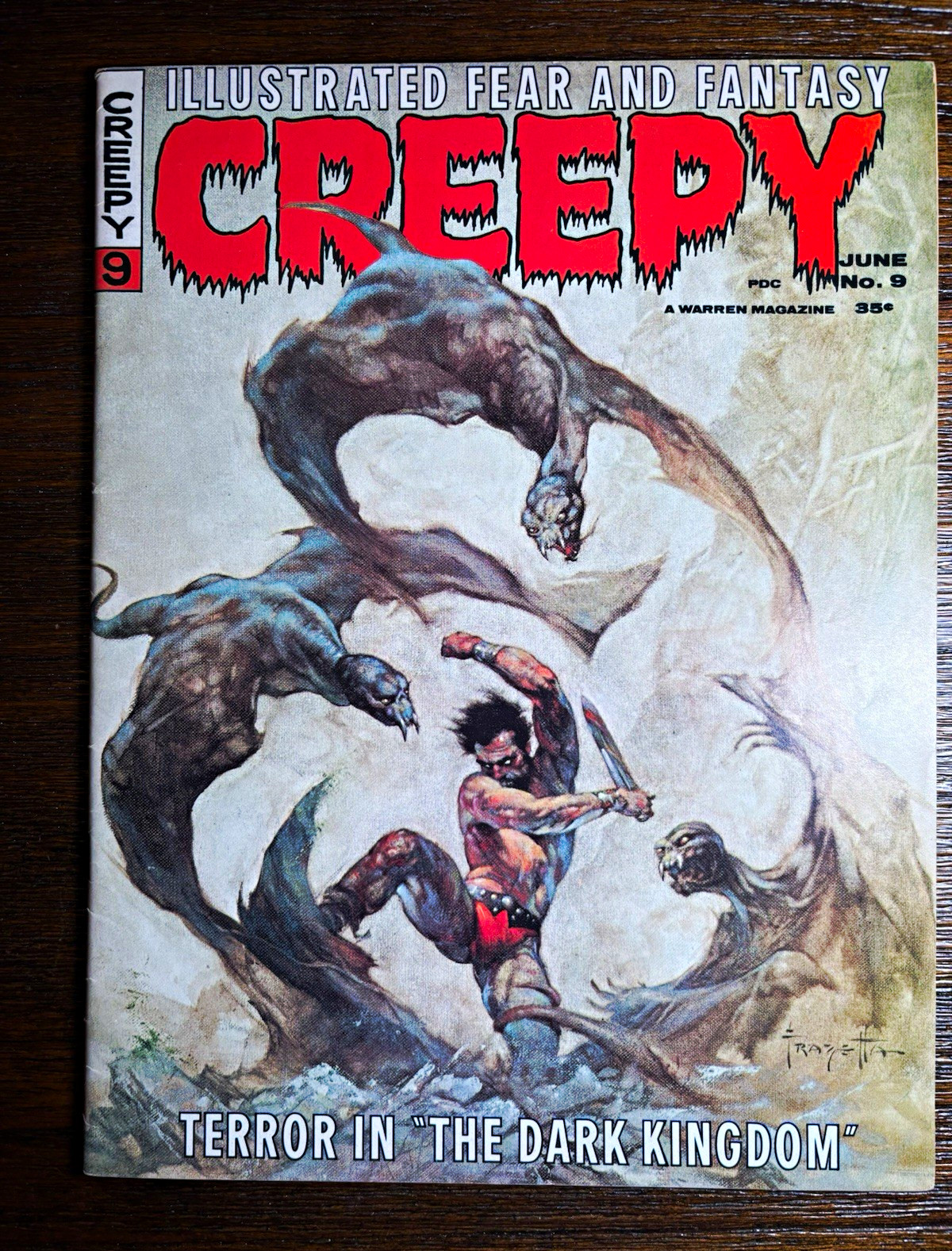 Creepy #9 (Warren) Illustrated Horror Fantasy Frazetta Cover 1st Wrightson Art