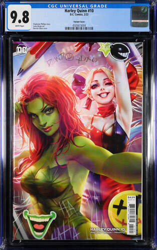 CGC 9.8 HARLEY QUINN #10 DERRICK CHEW, CGC 9.8 , GORGEOUS INVESTMENT GRADE COVER