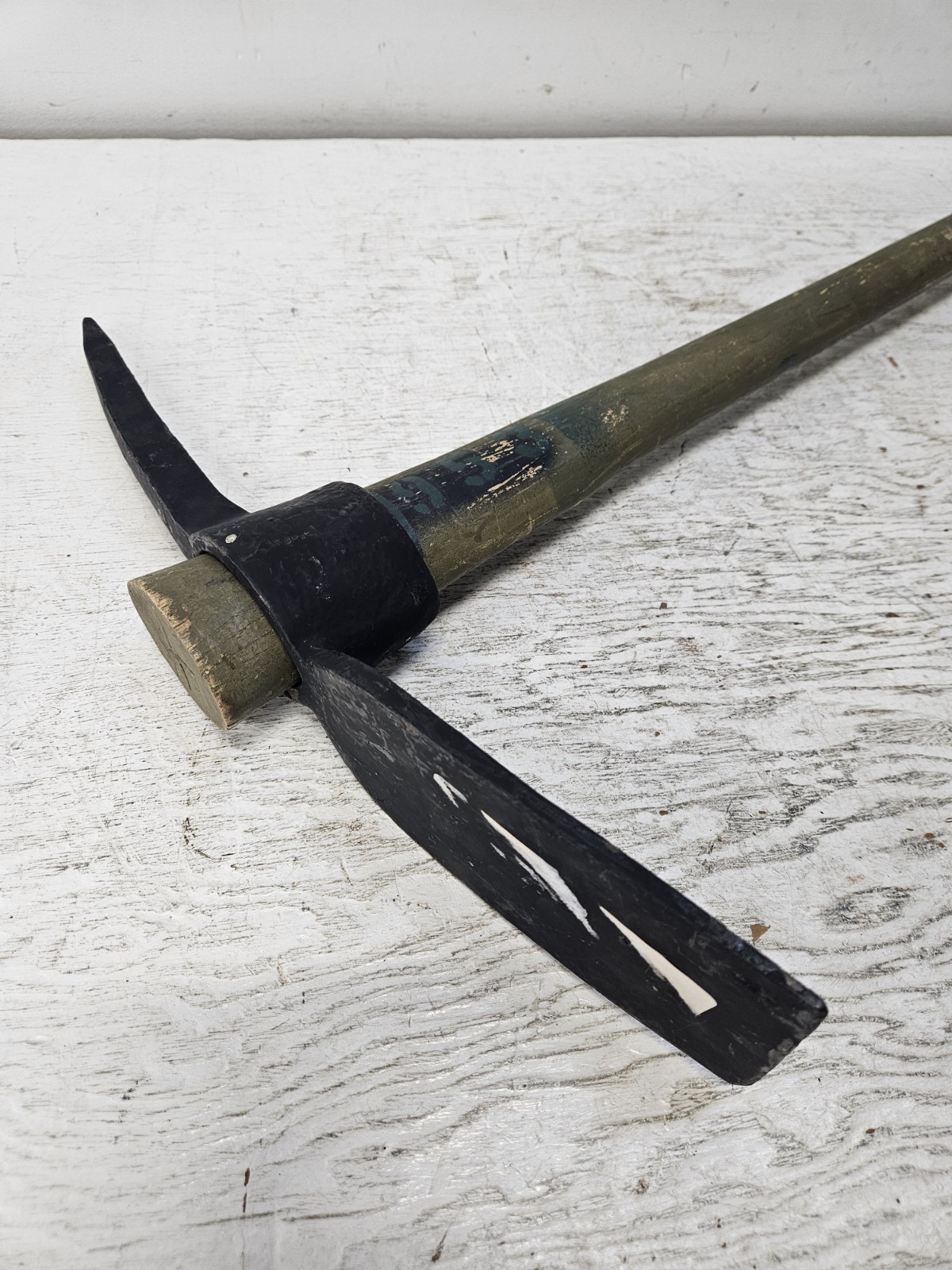 Vintage ATCO Germany 5 Lb Pick Axe Mattock Military 3 Ft Handle NOS