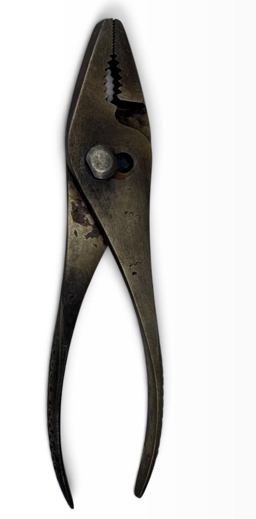 Vintage Snap On Vacuum Grip No.47 Slip Joint Pliers 7.5\