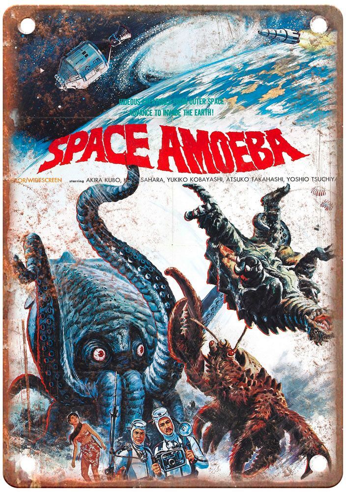 Yog Monster From Space Vintage Movie Poster Old Retro Look Metal Sign MP5114