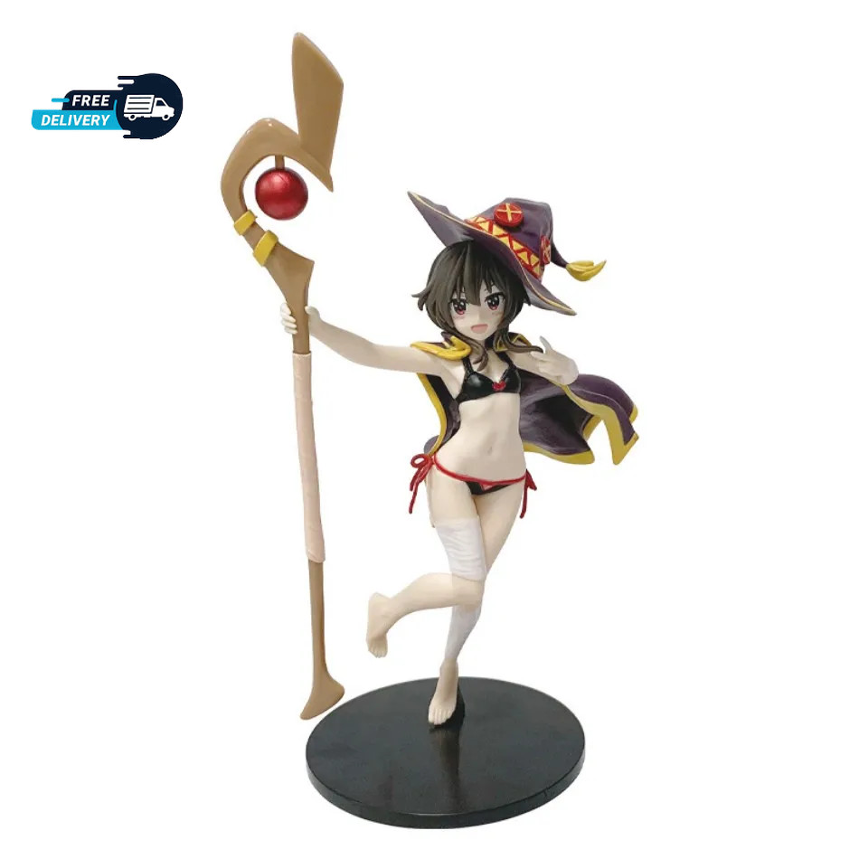 HOT KonoSuba Megumin Figure Great Magician Model Toy Beautiful Anime Statue