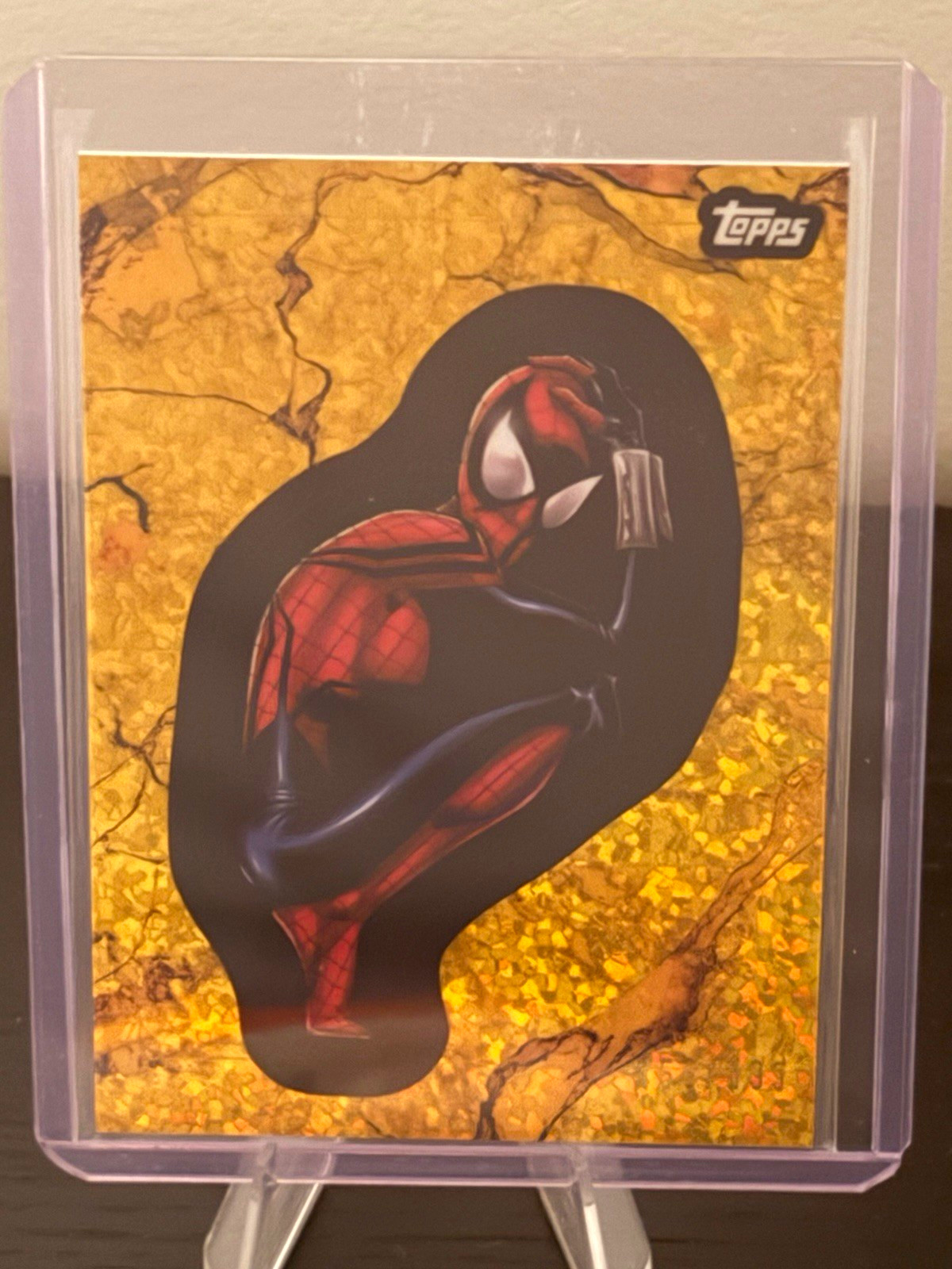 2025 Topps Marvel Comic Book Heroes Mini Diamonds Gold Spider-Girl 156/199