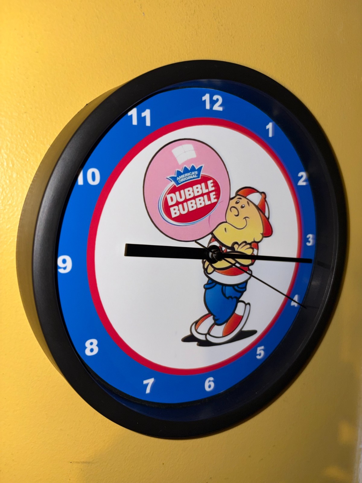 Dubble Bubble Chewing Gum Candy Store Advertising Retro Clock Sign