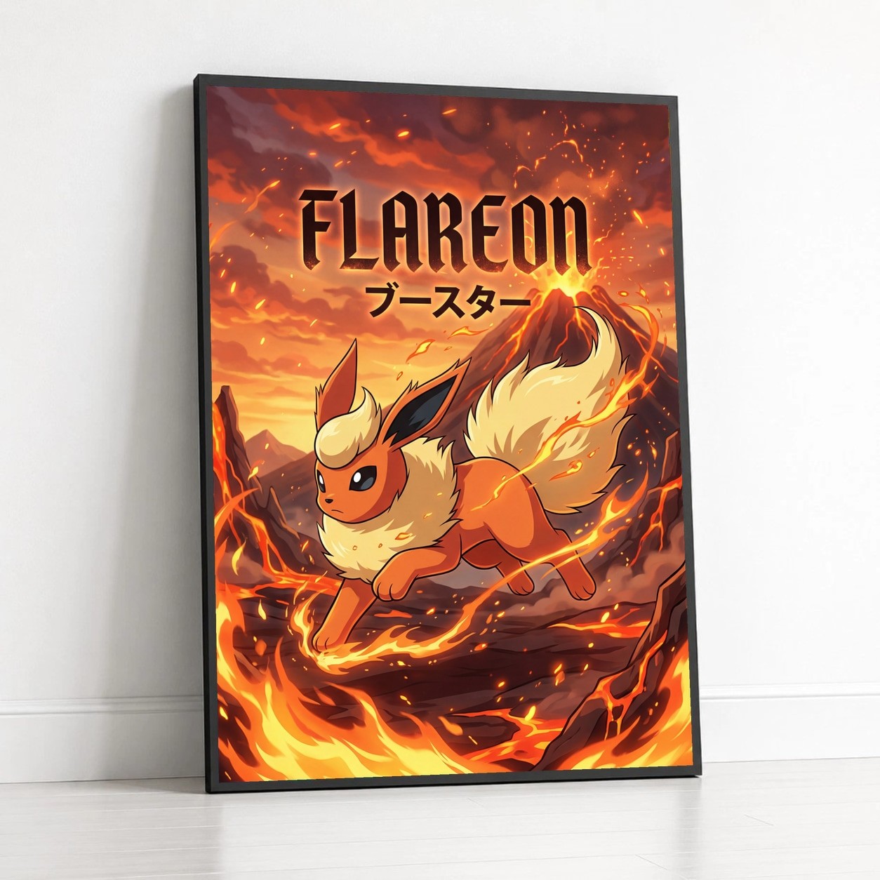 Poster Pokemon - Flareon Ultra-HD Art Print