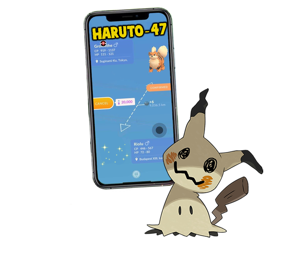 Pokemon Mimikyu New Fast Trade 20,000