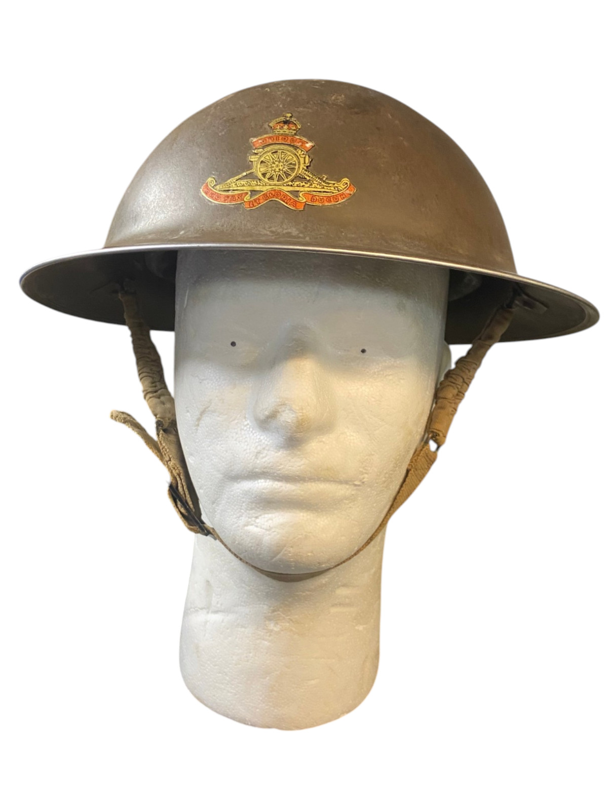 WW2 Royal Canadian Artillery C.L/C MK-II Helmet - Dated 1941 W/1942 Dated Liner
