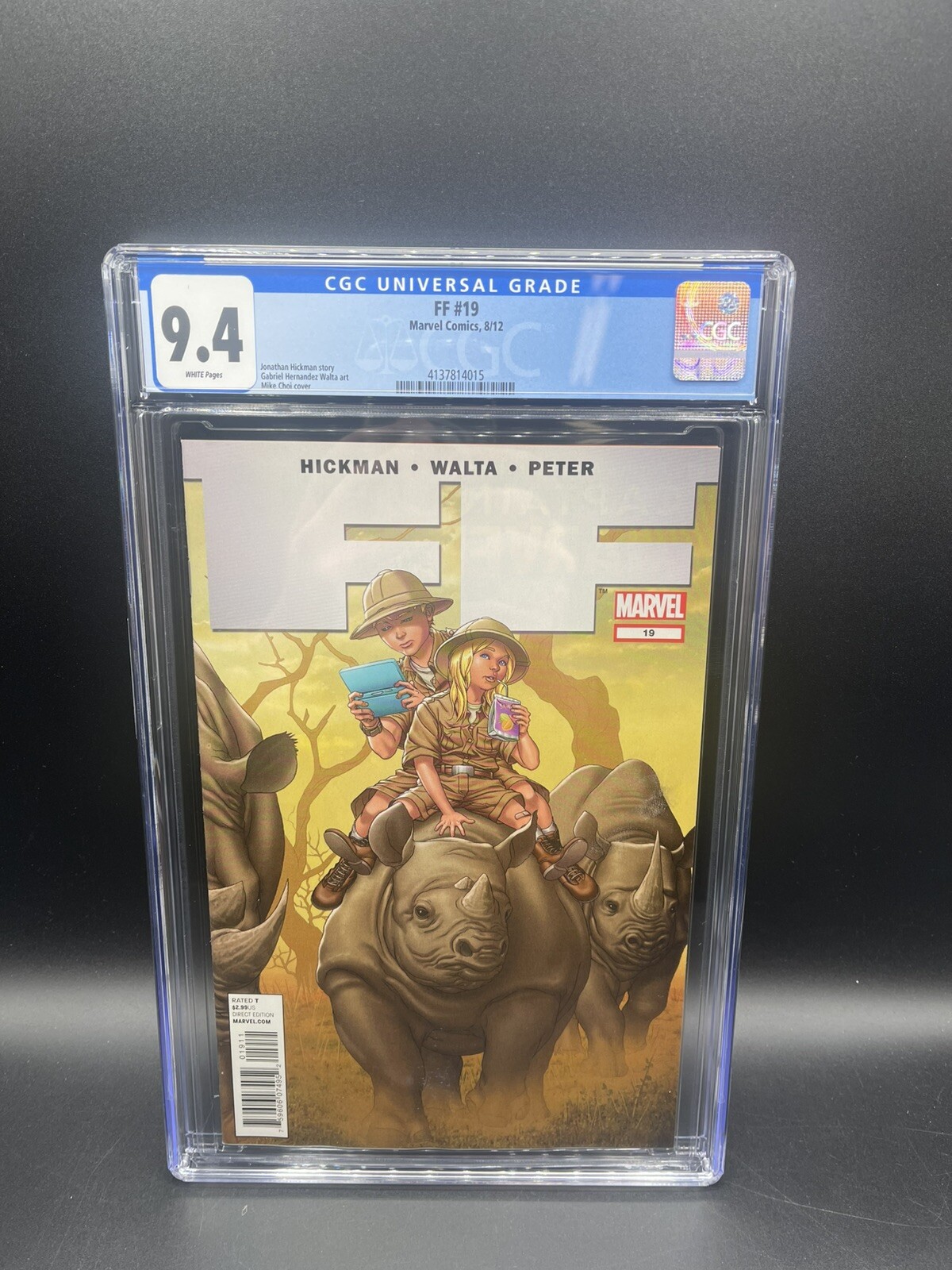 FF #19 CGC 9.4 WHITE Pages (Marvel,Aug 2012) First Onome