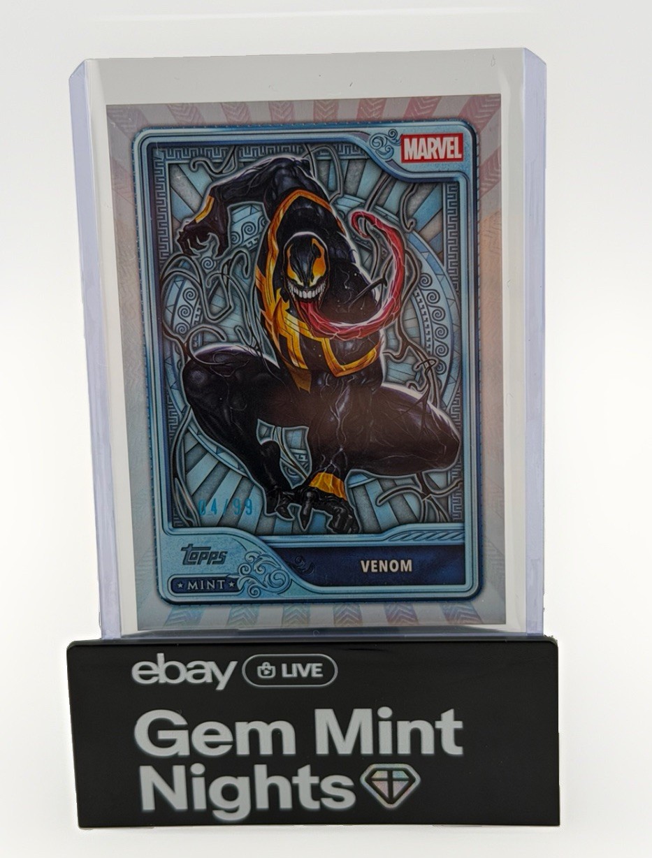 2026 Topps Marvel Mint Platinum Venom #102 04/99 Rare Parallel