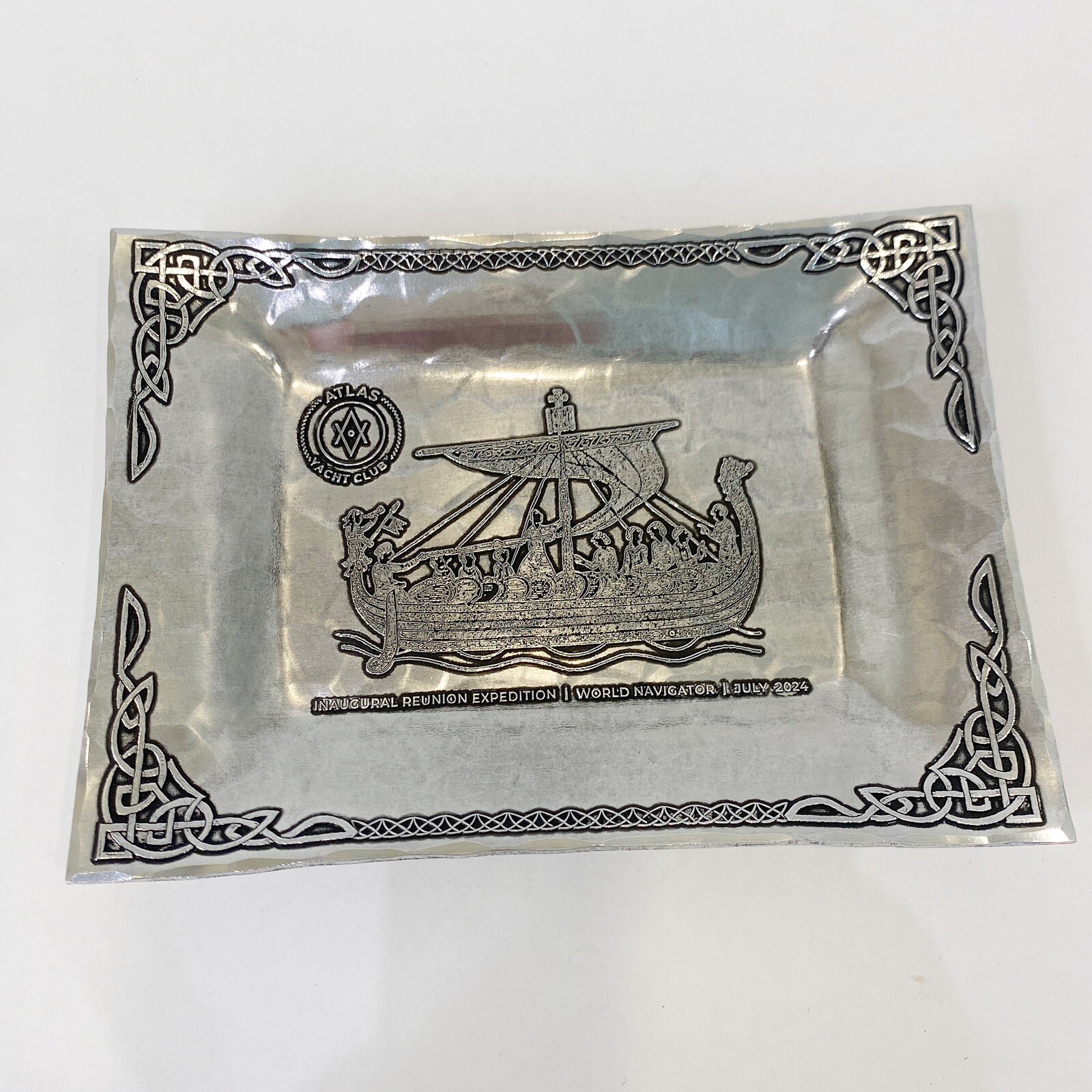 Wendall August Atlas Cruise Line Inaugural Reunion Expedition Viking Ship Tray