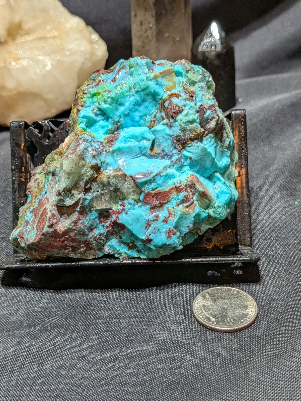 Chrysocolla Wood Specimen Natural Form (10.5oz) 