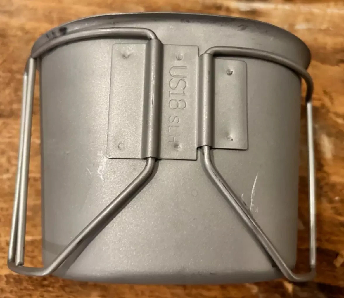 US Military Surplus USGI Stainless Steel 1 Qt Canteen Cup EXCELLENT Made in USA