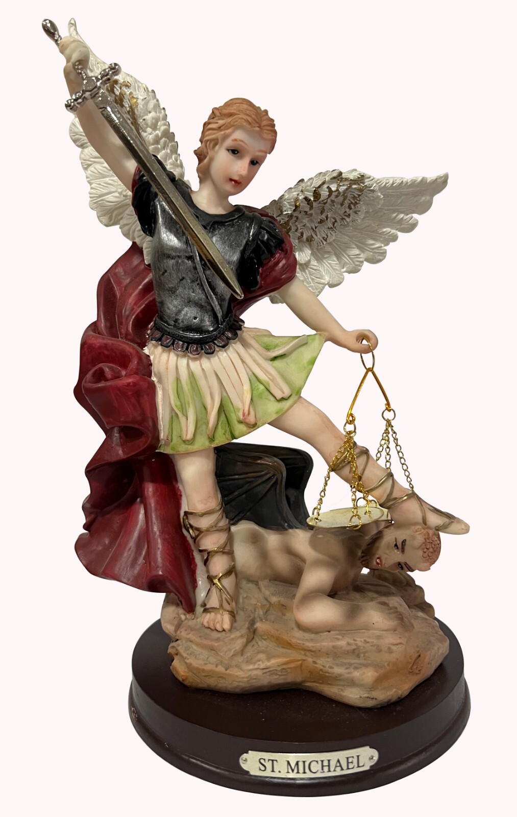 St. Michael Archangel Religious Statue, 9 Inch Decorative Figurine