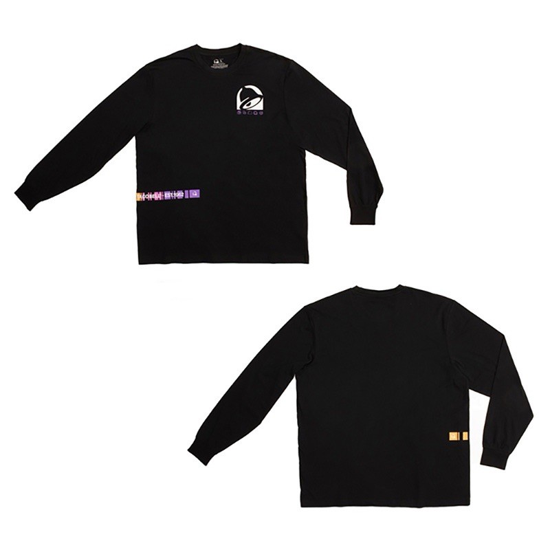 Taco Bell 🌮🔔 Long Sleeve Employee Shirt NWT New style Crew Live Mas Uniform