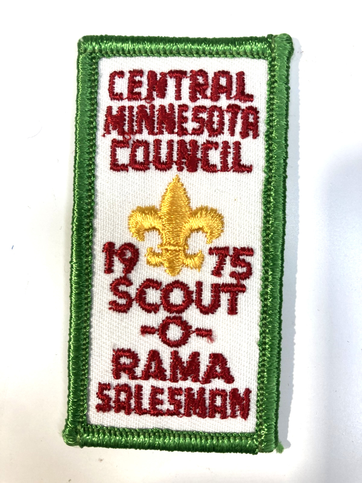 Central Minnesota Council, Minnesota 1975 Scout-O-Rama Salesman Patch BSA