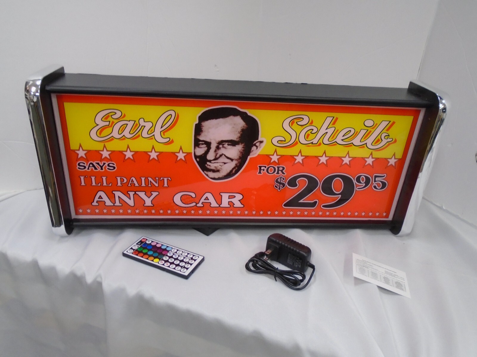 Earl Scheib any car LED Display lighted sign lightbox Wall Light