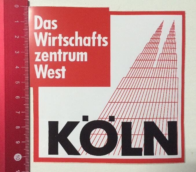 Cologne Sticker/Decal: The Economic Center West-Cologne (11031657)