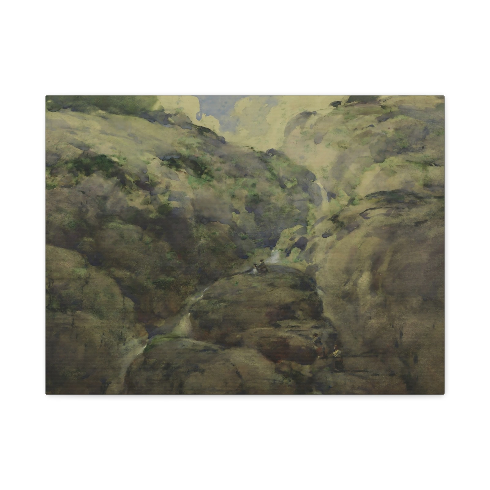 William Henry Holmes - Mountain Gorge, Colorado - 1923 - Canvas Wall Art