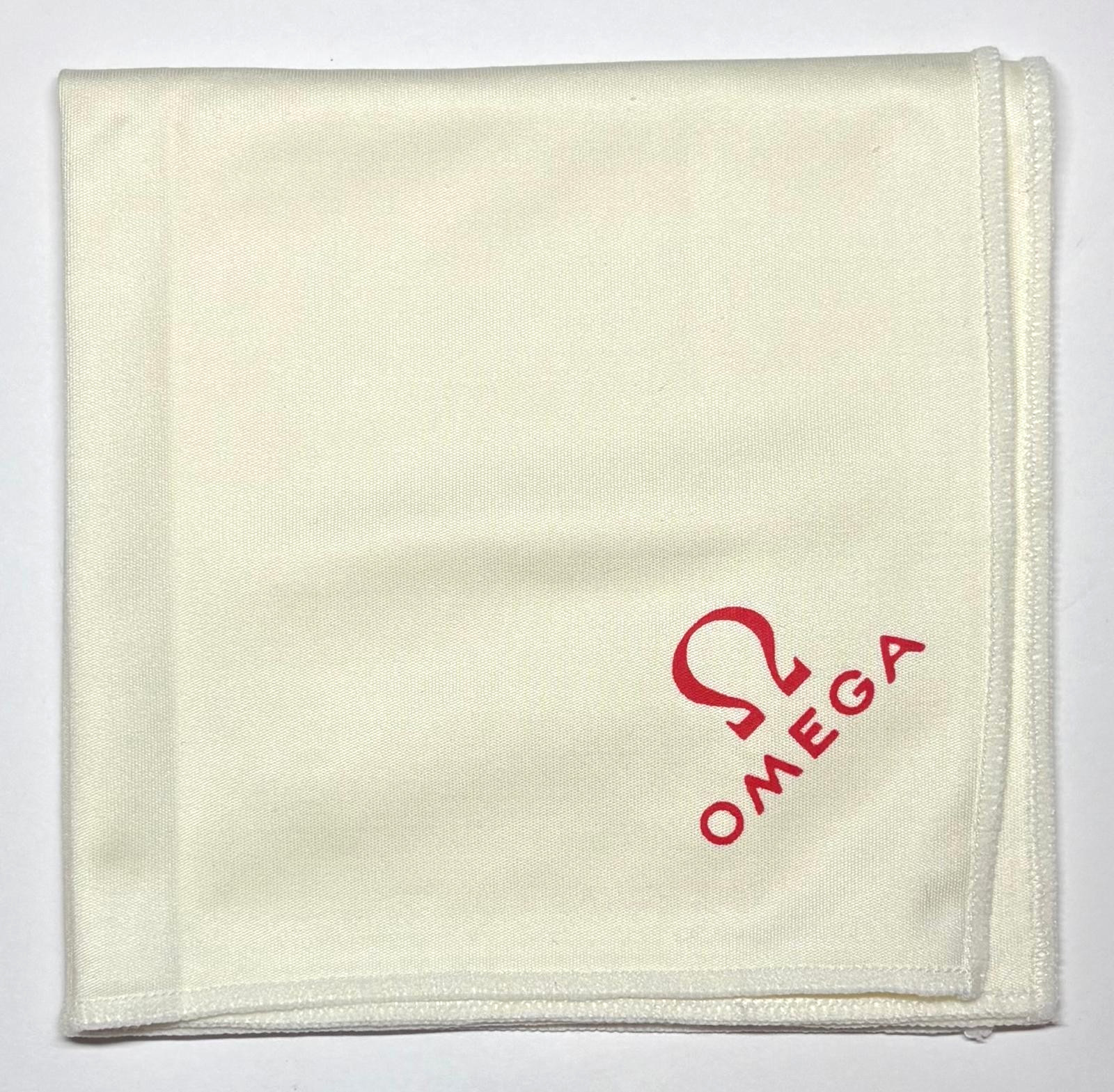 Omega Vintage Beige Watch Polishing Cloth Original Unused OEM Authentic