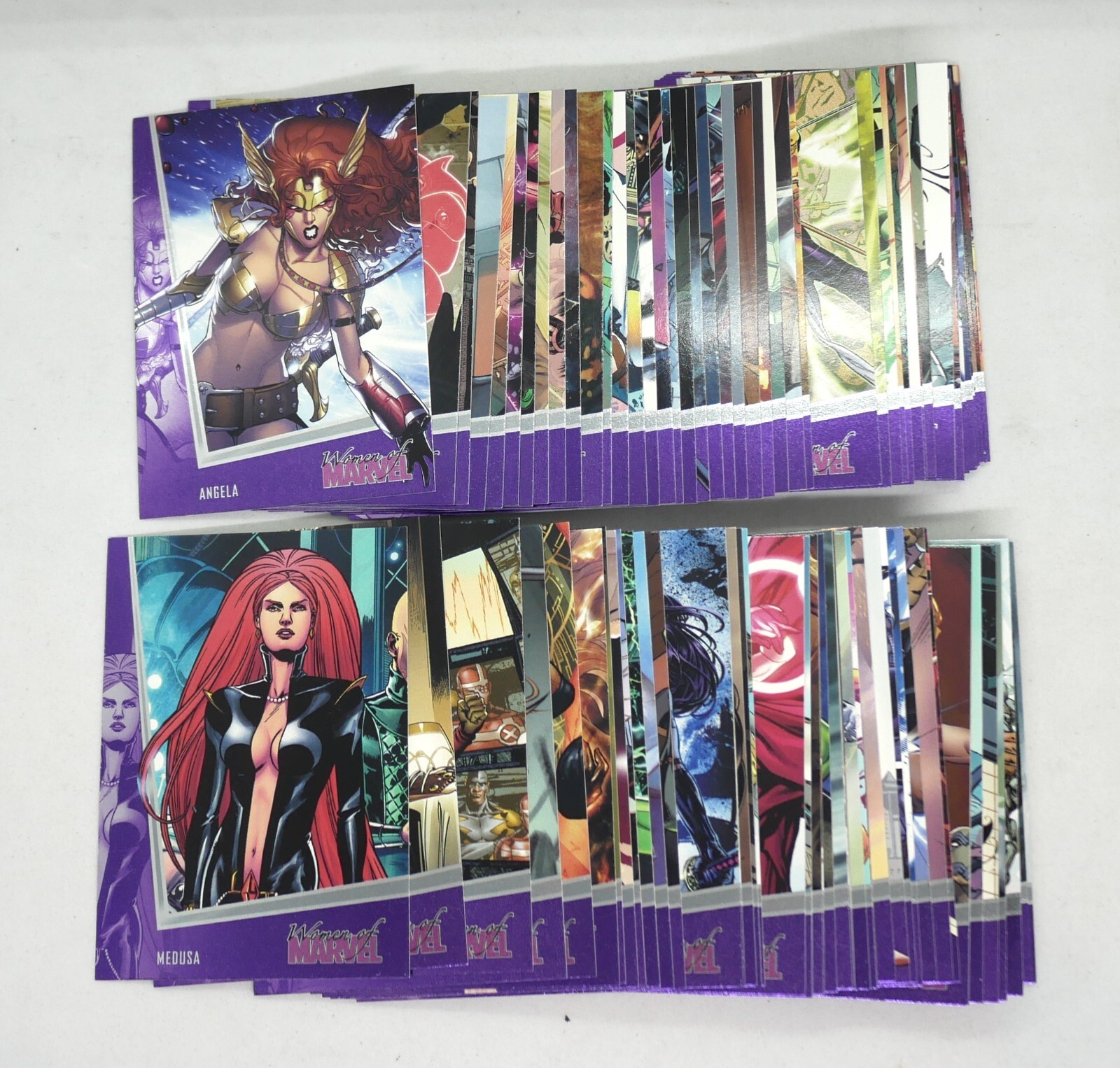 WOMEN OF MARVEL SERIES TWO 2013 RITTENHOUSE MARVEL 90 FOIL CARD SET