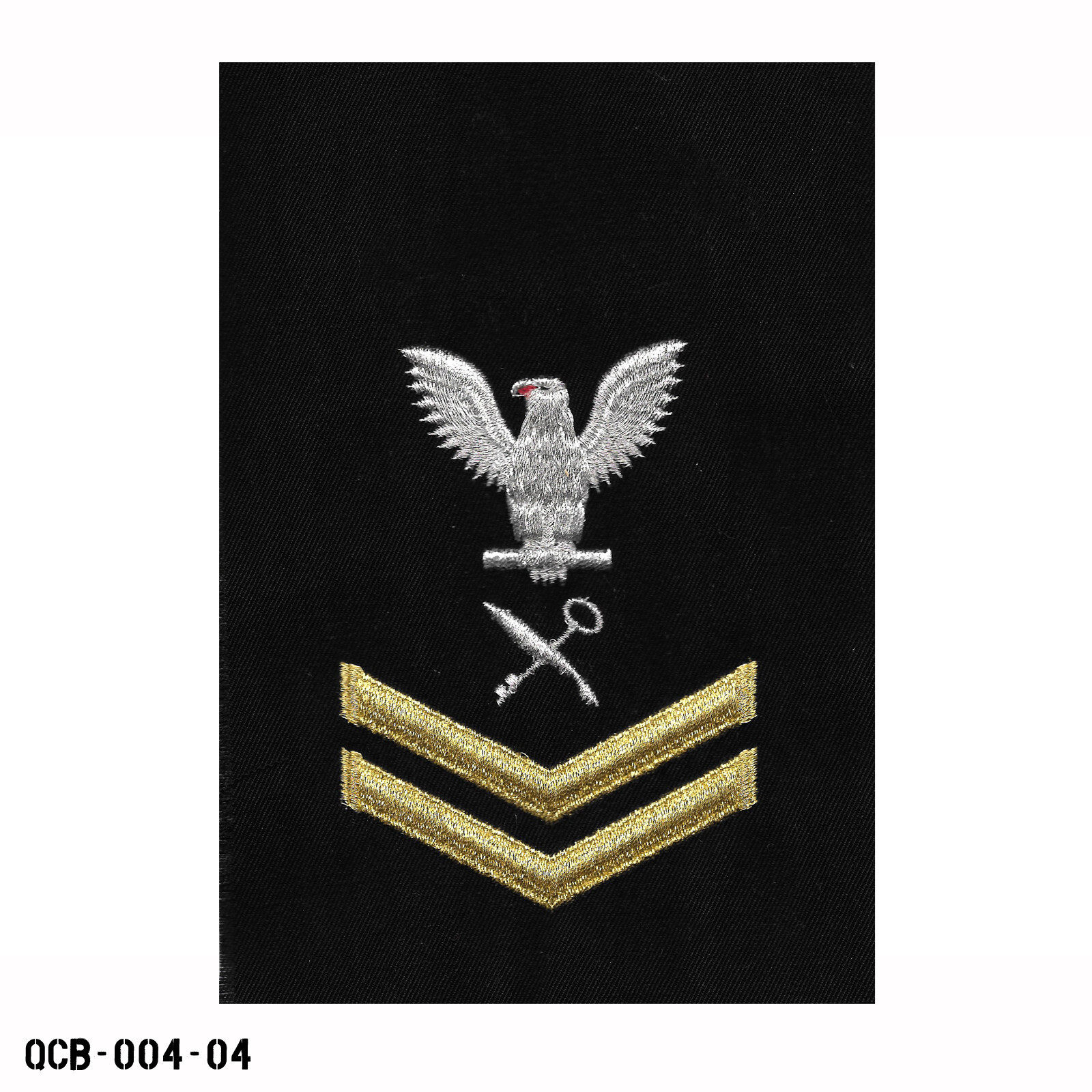 Ship\'s Serviceman US Navy Sleeve Patch ~ PO2 E-5 Petty Officer 2nd Class ~ NEW