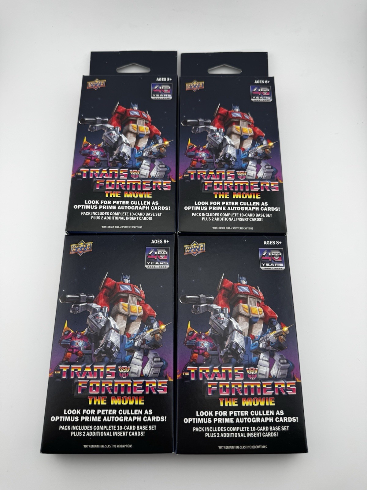 2026 Upper Deck Transformers The Movie Special Edition Trading Cards Hanger Box