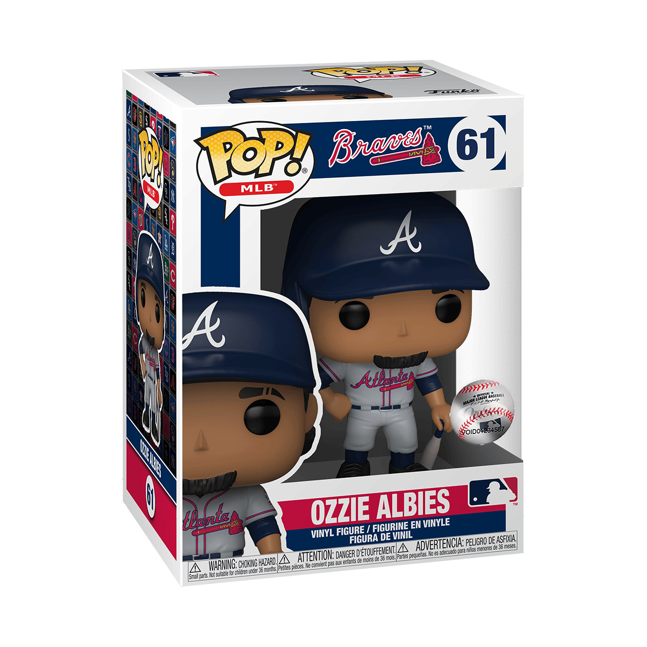 Funko Pop Atlanta Braves Ozzie Albies 61 Vinyl Figure in Original Box