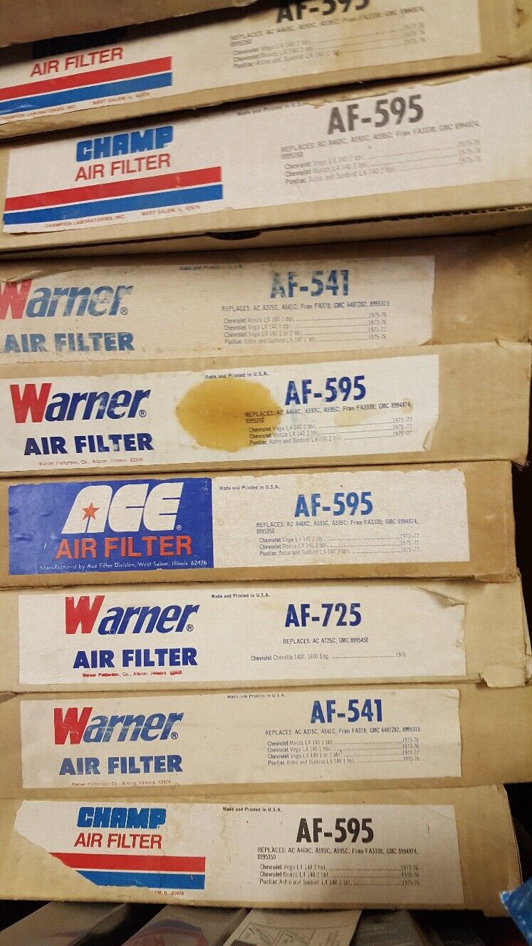 1971-1976   Air Filters Chevrolet and Pontiac