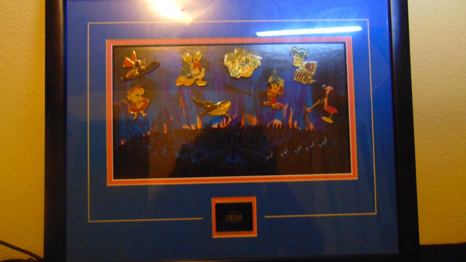 VTG Disney FANTASIA 2000 Framed PIN SET Limited Edition 19.5\