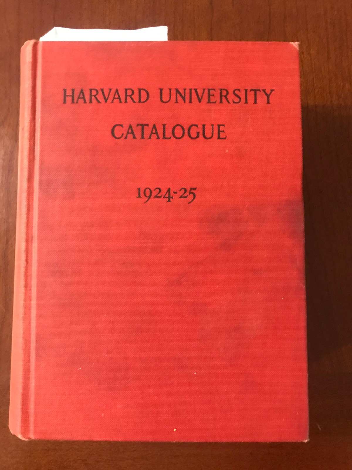 RARE- 1924-25 Harvard Univ Catalogue-Robert Oppenheimer student-physicist-atomic