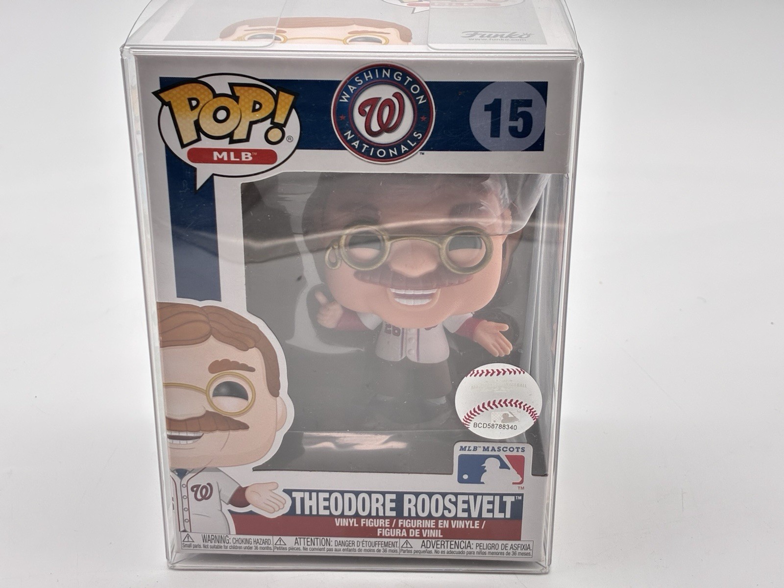 Theodore Roosevelt Washington Nationals MLB Mascot FUNKO POP Vinyl #15 Baseball