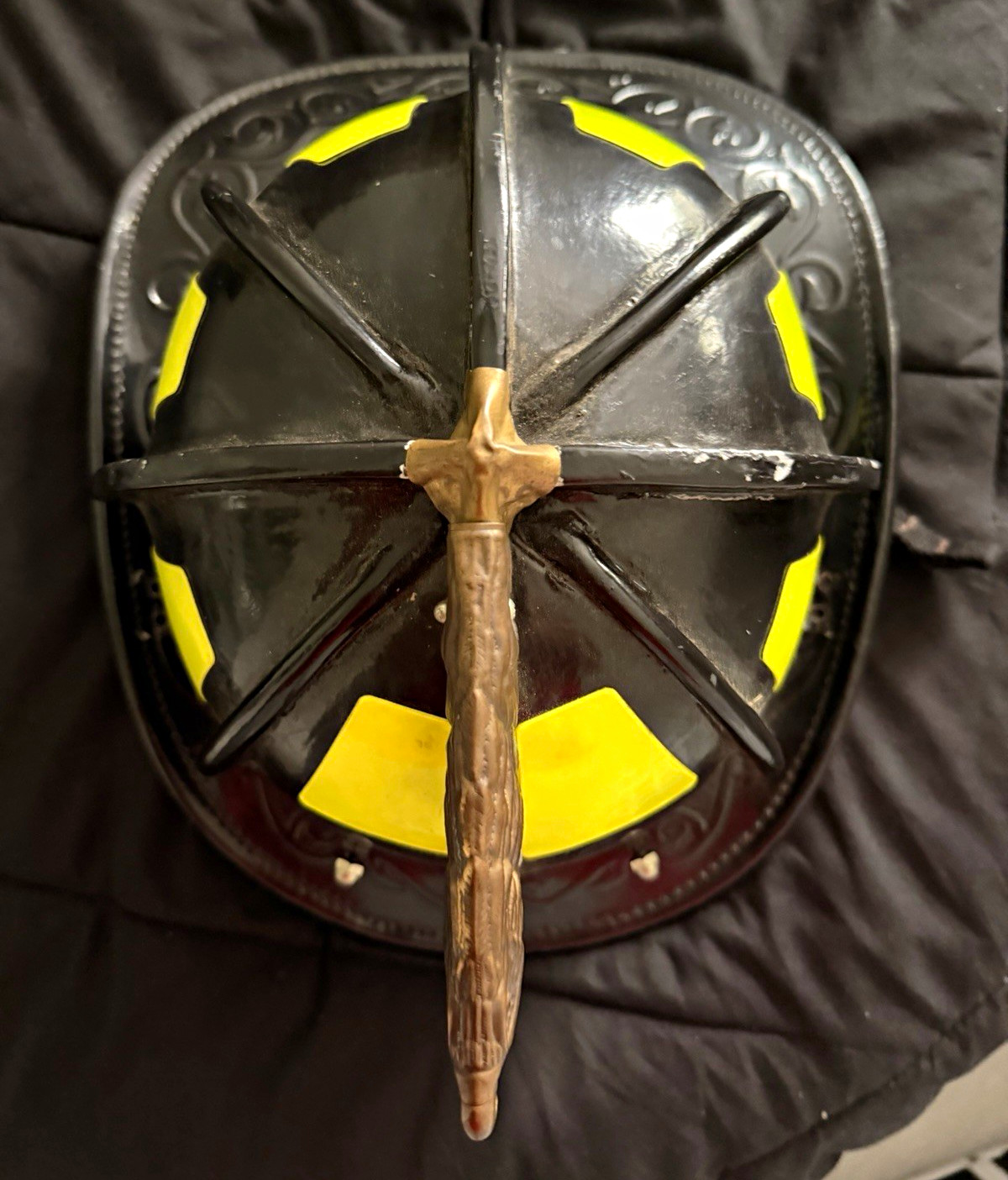 Cairns N6A Firefighting & Rescue Helmet Black w/ Reflective Panels Face Shield