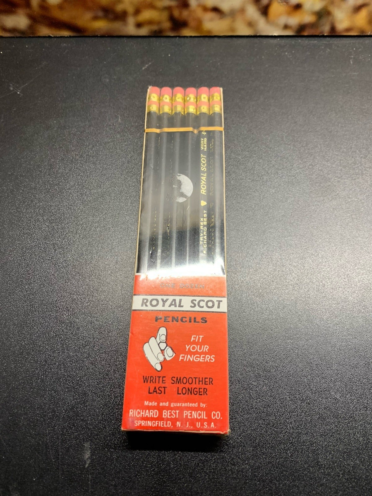Vintage Richard Best Pencil Co Royal Scot Pencils Very Hard #4 NOS