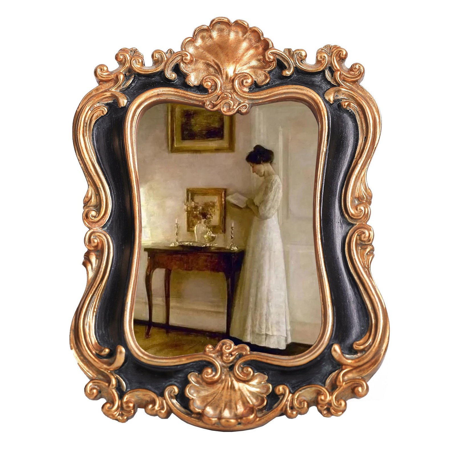 VINLIFE Small Vintage Picture Frames 2.5x3.5 Antique Victorian Picture Frames