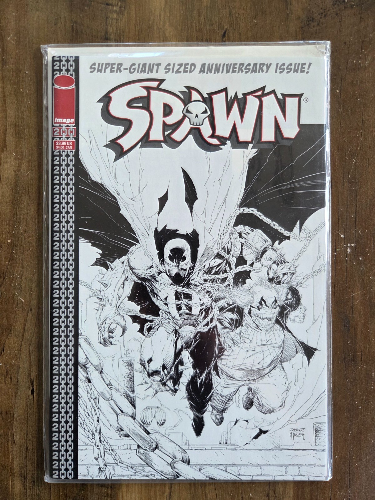 Spawn #200 Todd McFarlane Image Comics Jim Lee Black & White Variant