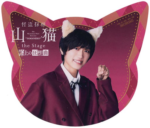 Teihon Fuma (Sakamata) Cat-Shaped Card Kaito Tantei Yamaneko Stage