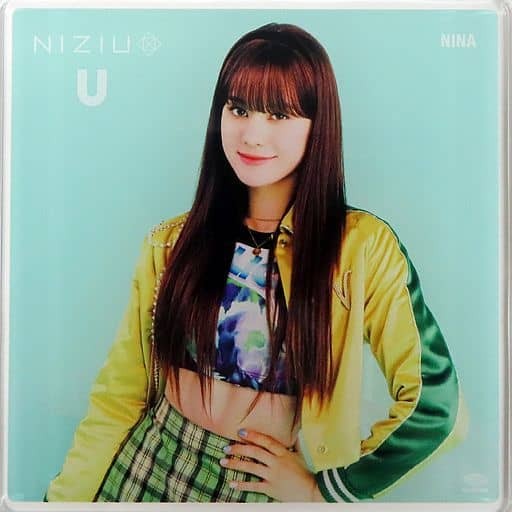 NINA NiziU Acrylic Coaster 'CD U' Purchase Bonus Japan