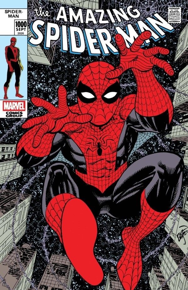 The Amazing Spider-Man #1000 Marvel Comics 1st Print 2026 1:25 Erik Larsen Cover