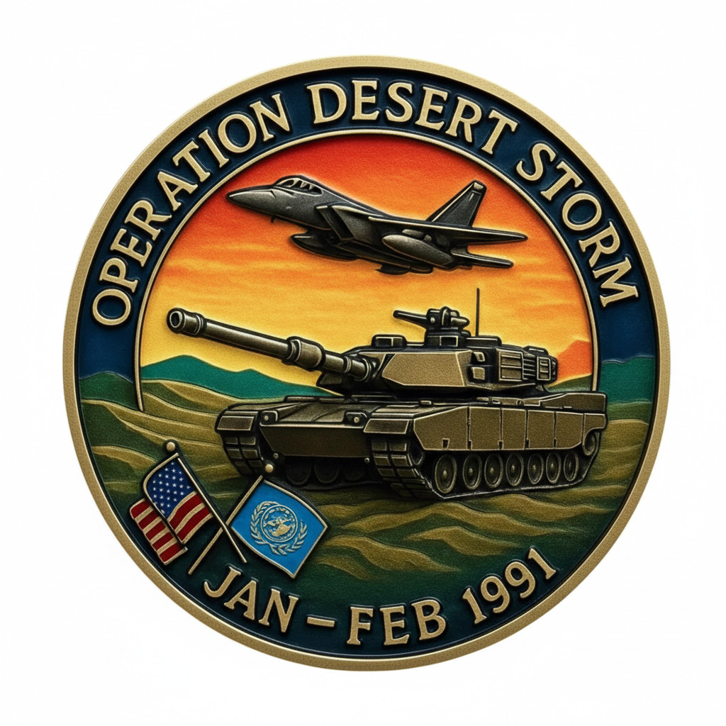 Operation Desert Storm Jan-Feb 1991 US Military Combat 4\