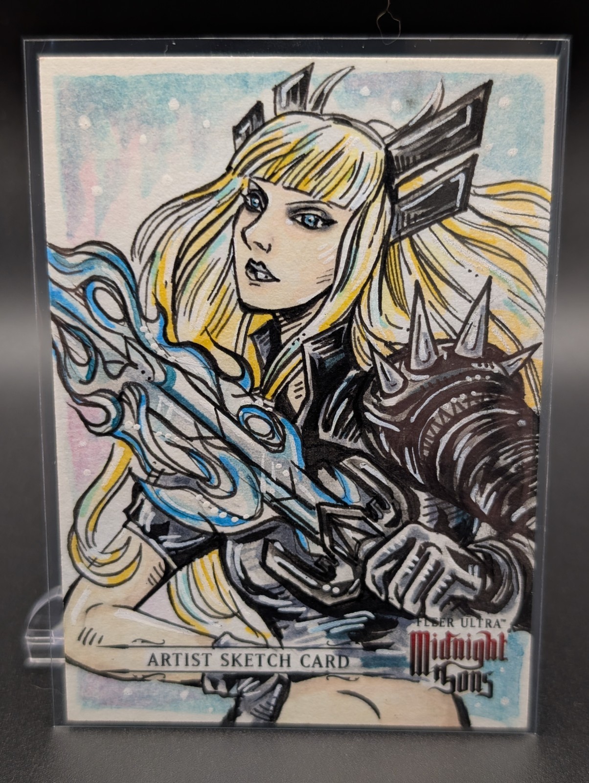 Fleer Ultra Marvel Midnight Sons MAGIK Sketch card by Jacqueline Tyracek 1/1