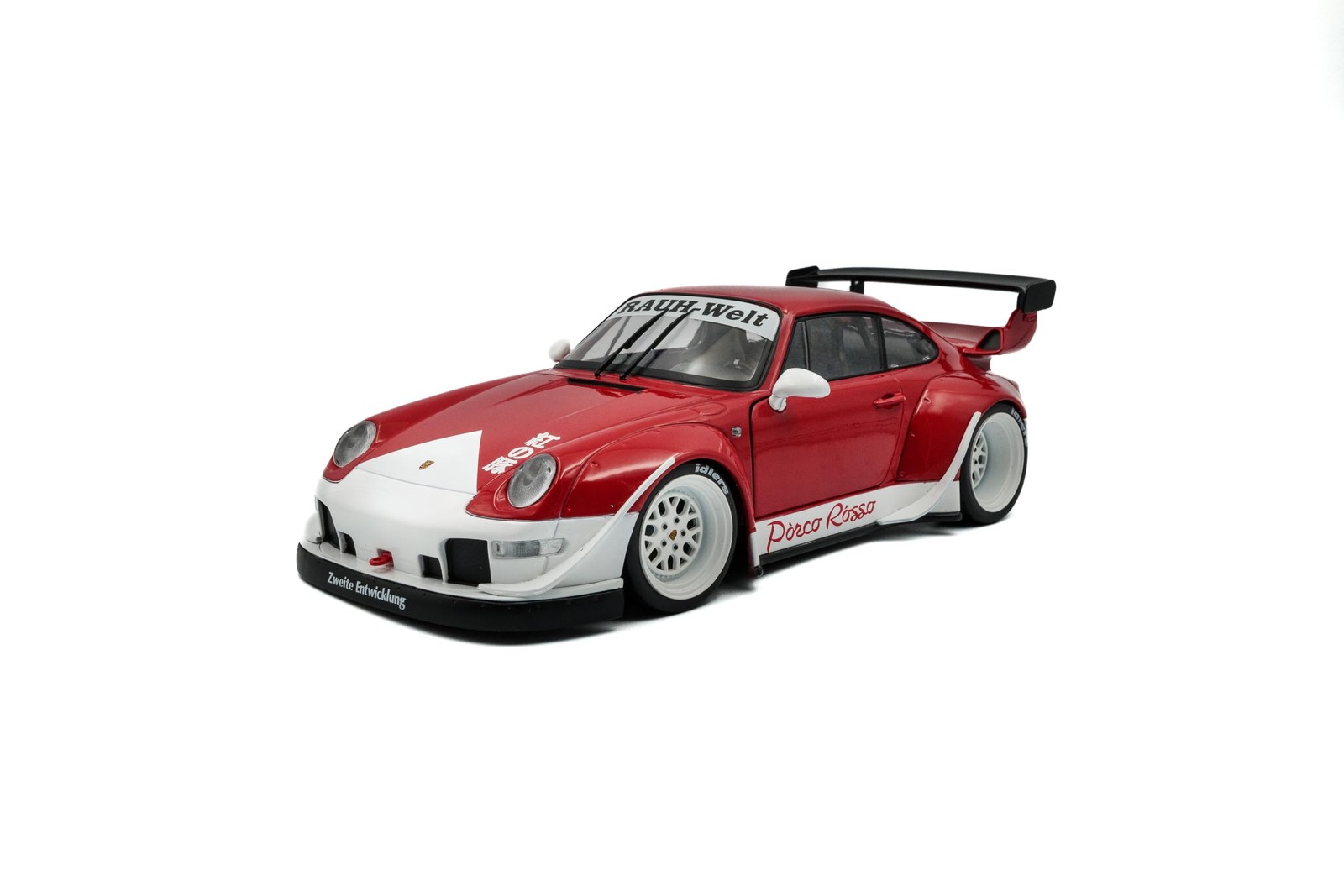 Solido 1:18 Scale RWB Bodykit Porco Rosso Red 2020 Diecast Model Car S1808505