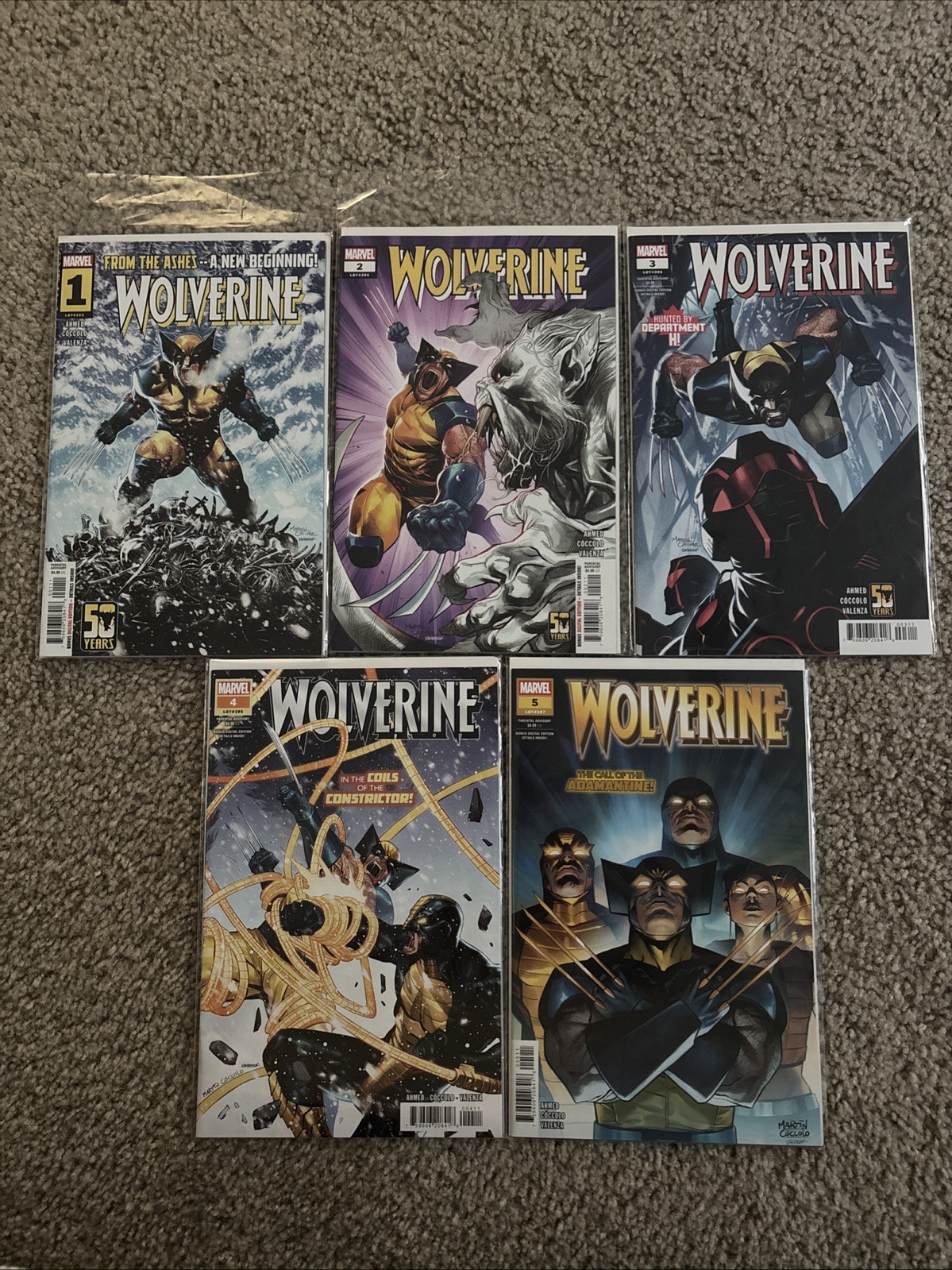 Wolverine Comic 2025 #1 To #5, 2025 Legacy #393-397