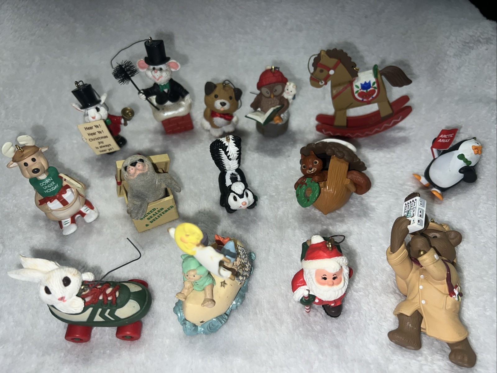 Hallmark Keepsake Ornament Collection, Lot Of 14 Mix Of 1980-1992