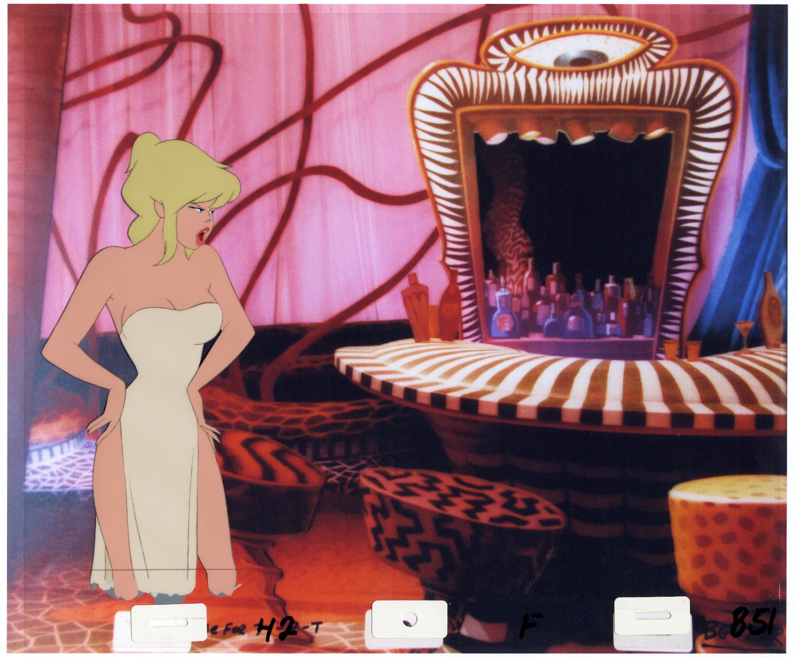 COOL WORLD ANIMATION ART: ORIGINAL BAKSHI PRODUCTION CEL + Free Autograph