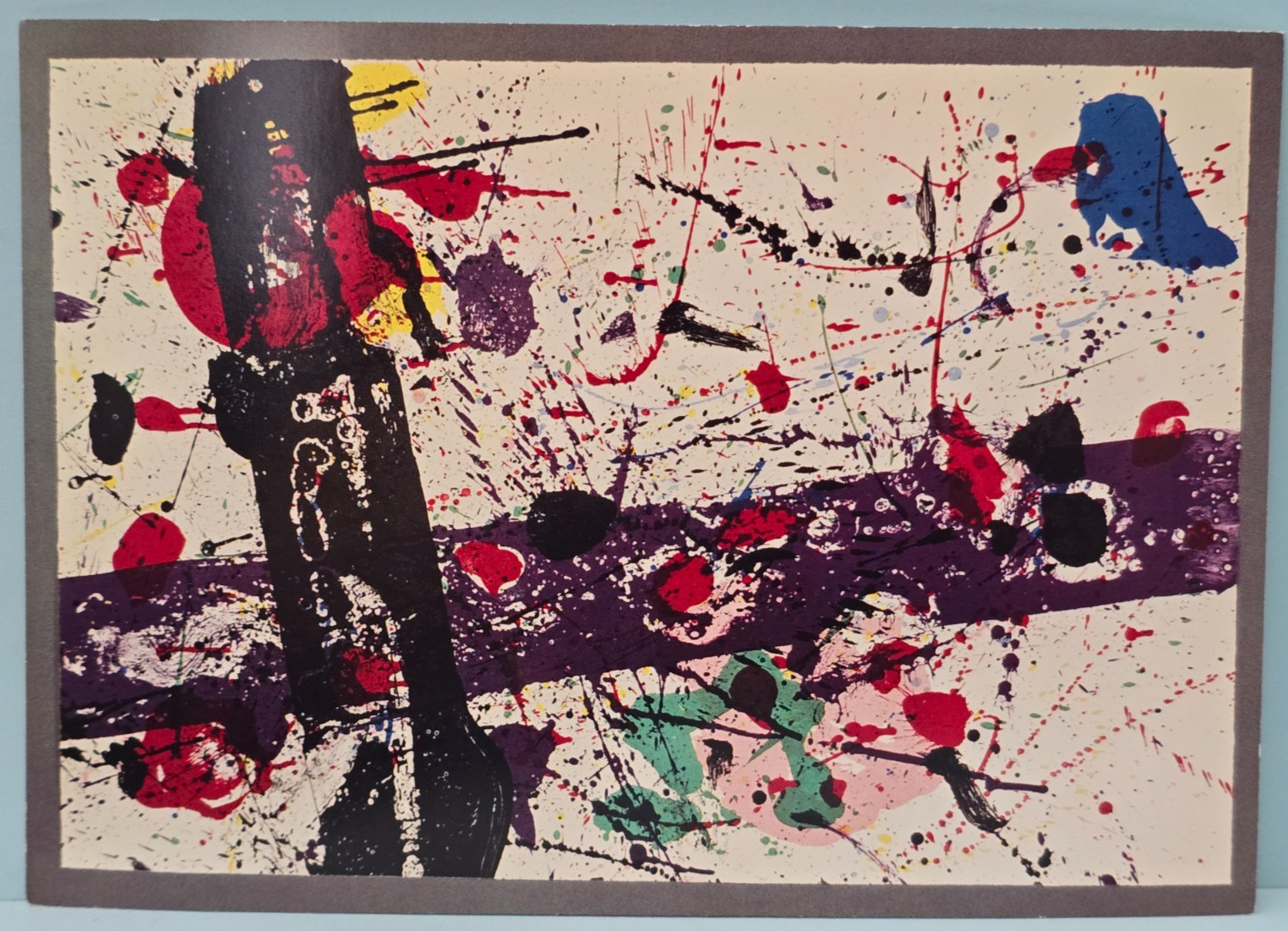Sam Francis Untitled MOCA LA Temporary Contemporary Abstract Art Postcard Unused Sam Francis Untitled MOCA LA Temporary Contemporary Abstract Art Postcard Unused