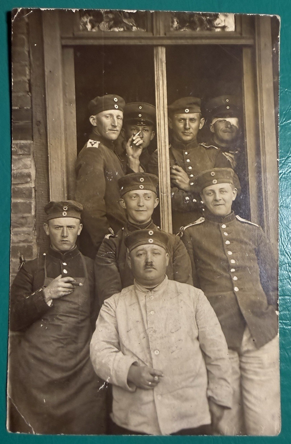 Germany 1916 WWI Original Imperial German Military Soldiers Postcard